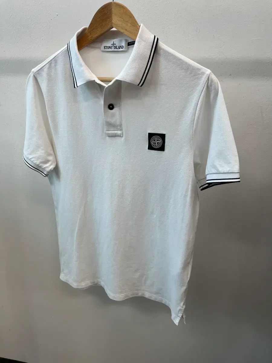 95) ストーンアイランド カラーTシャツ 白