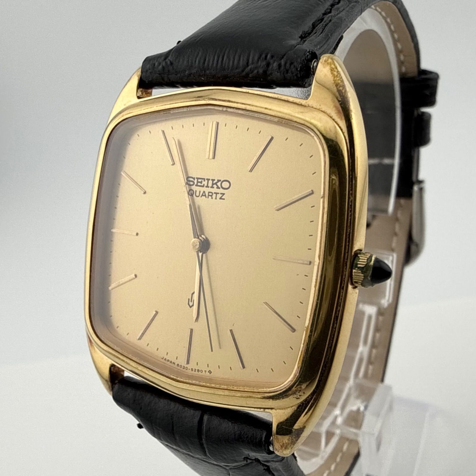SEIKO 6030-5250 セイコー スクエア メンズ 腕時計 クォーツ 稼働品