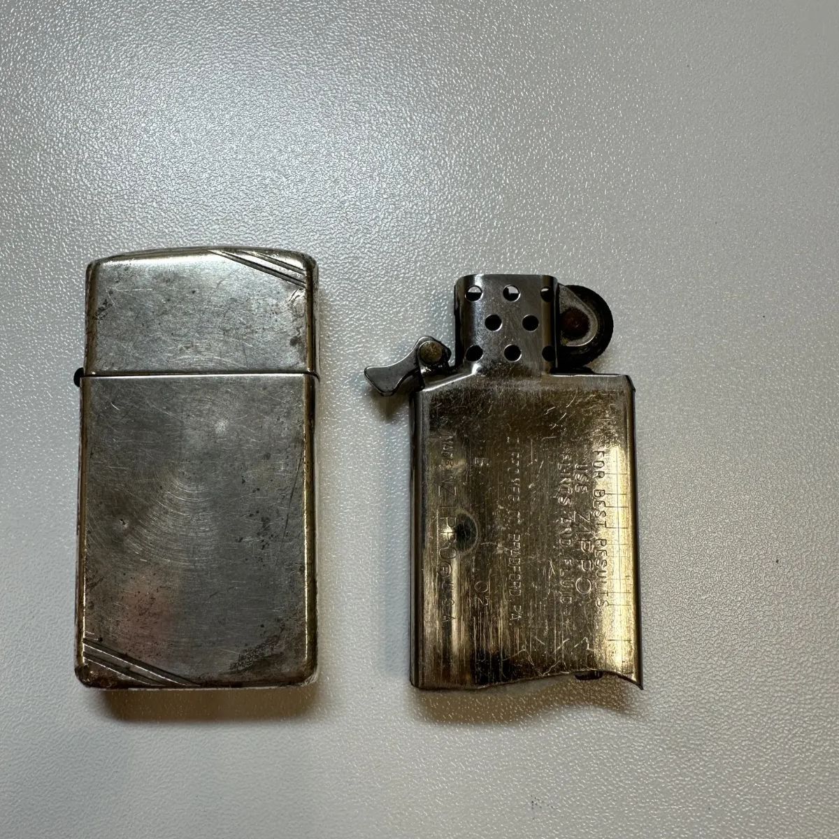 ☆Zippo　ジッポー　スターリング　シルバー　2002年製　動作未確認☆