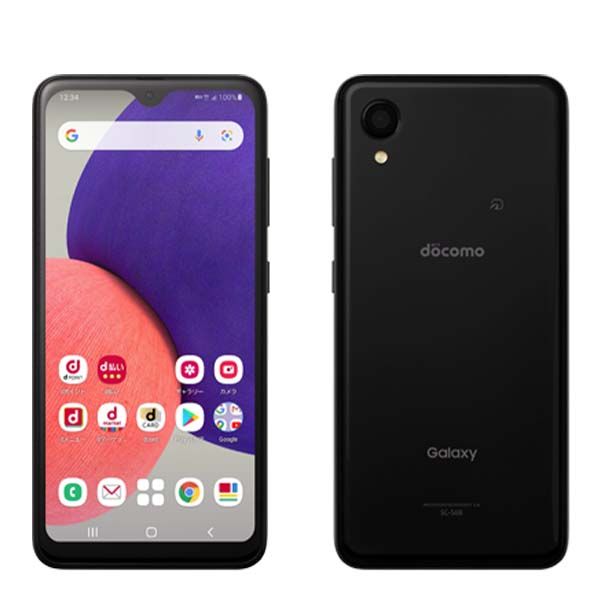 【未使用】SC-56B Galaxy A22 5G ブラック SIMフリー 本体 ドコモ スマホ ギャラクシー【送料無料】 sc56bbk10mtm