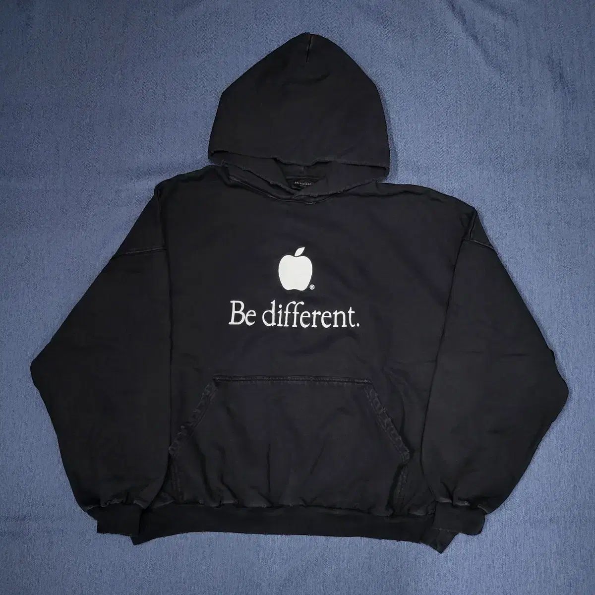 バレンシアガ 22fw Apple フードT (1)