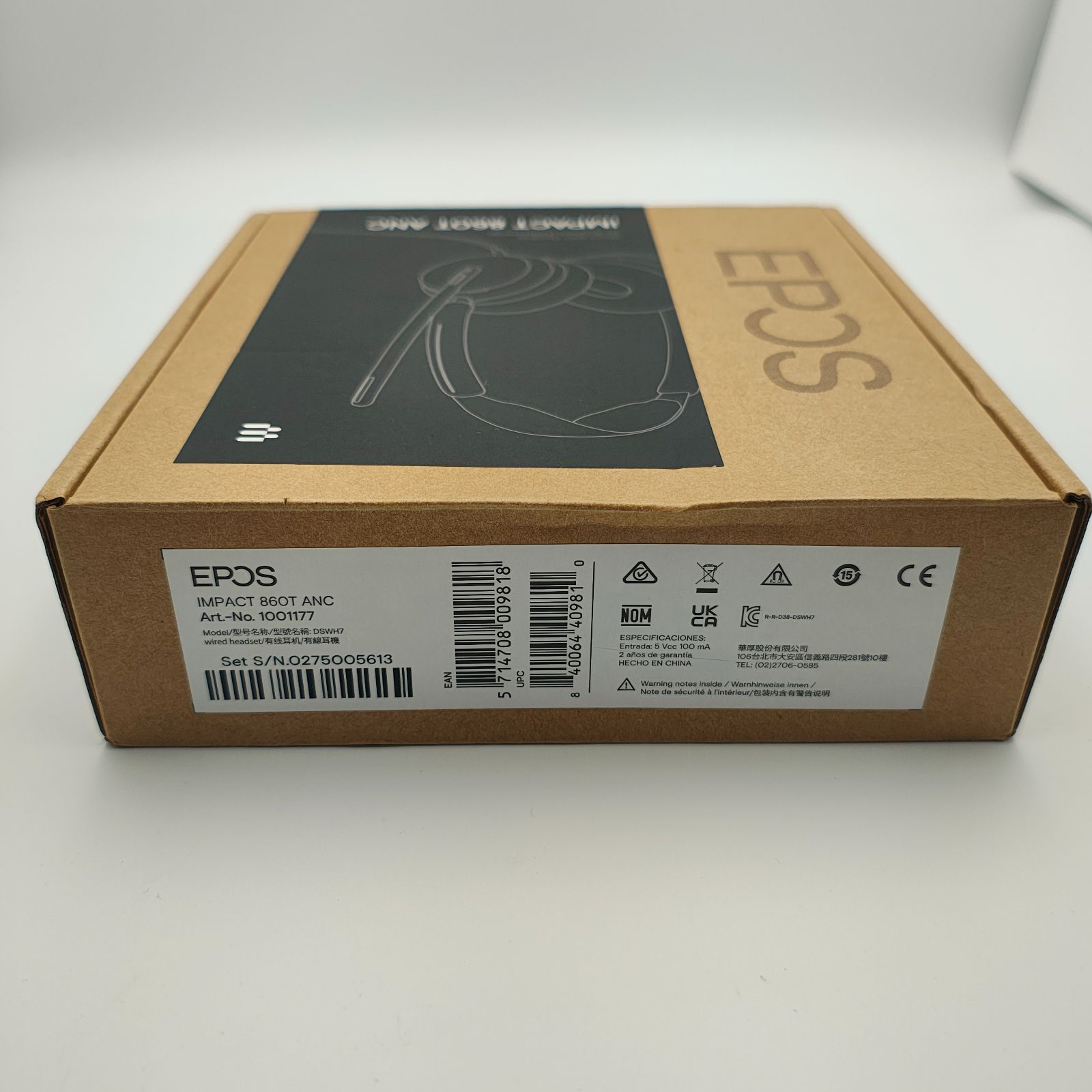 EPOS IMPACT 860T ANC 両耳ヘッドセット USB-C 5714708009818 【WJ217