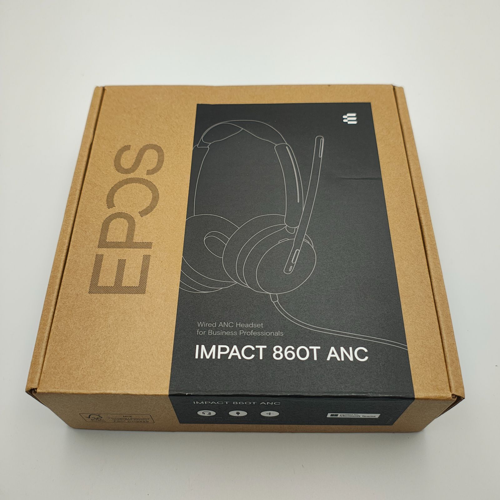 EPOS IMPACT 860T ANC 両耳ヘッドセット USB-C 5714708009818 【WJ217
