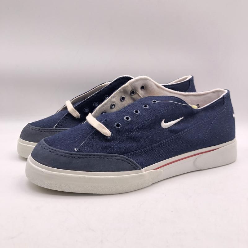 【中古】NIKE 96年 CANVAS GTS 26.5cm 960709 ネイビー ナイキ[17]