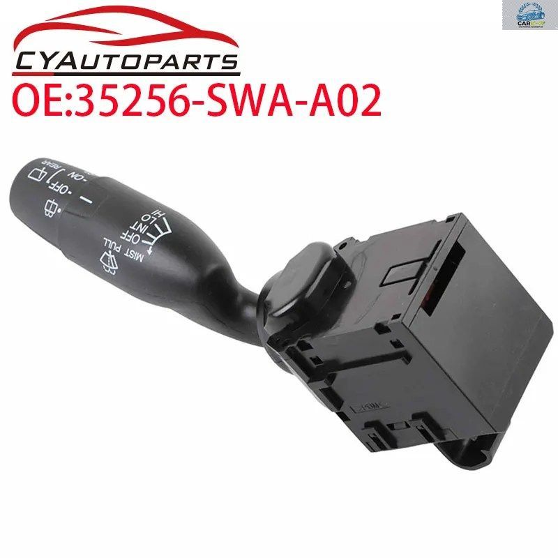 ホンダ CR-V、フィット、インサイト用新品ワイパースイッチ 35256SWAA02 35256-SWA-A02 WP416 SW8862