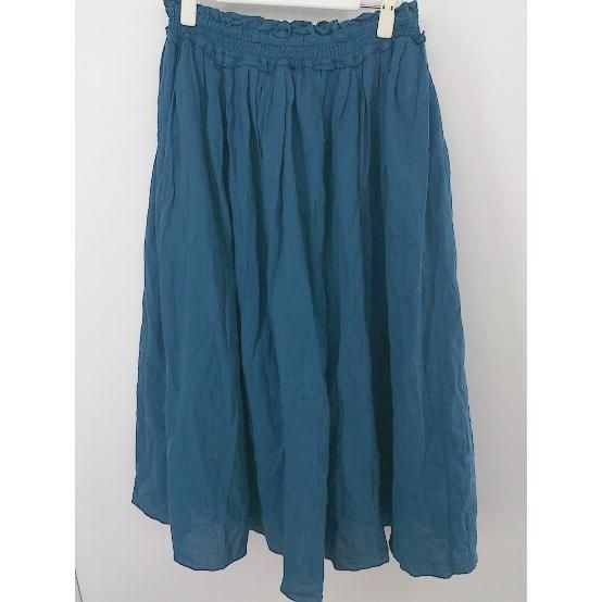 ◇ Simplicite シンプリシテェ ウエストゴム ロング フレア スカート サイズF ブルー系 レディース P 【中古】 【1208250003751】