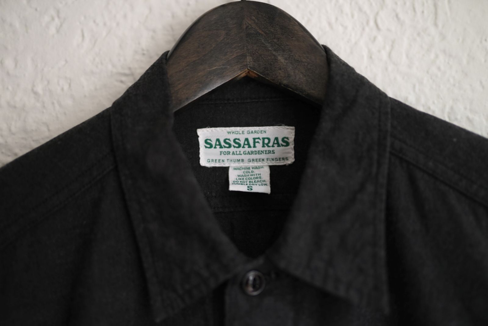 Diggin Half 6Oz Chambray ブラックシャンブレーシャツジャケット