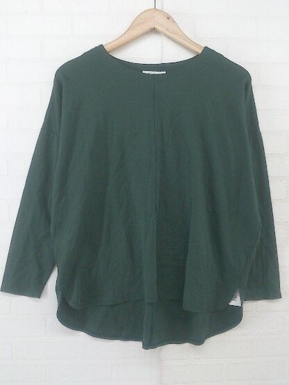 ◇ SHIPS Days STANDARD シップス デイズ スタンダード 長袖 Tシャツ カットソー サイズONE グリーン レディース P 【中古】 【1208260002744】
