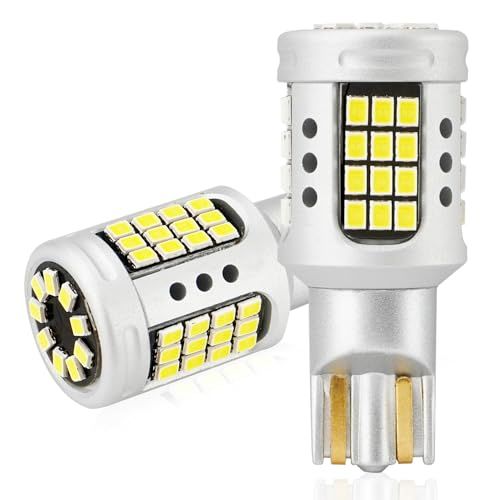 【2026年 4倍明るさUP】BLUESEATEC T16 LED バックランプ 爆光 ホワイト 6000K キャンセラー内蔵 後退灯 高輝度 12V車用 (ハイブリッド車EV車対応) W16W 921 912 6000K ホワイト 車検対応 3609106b