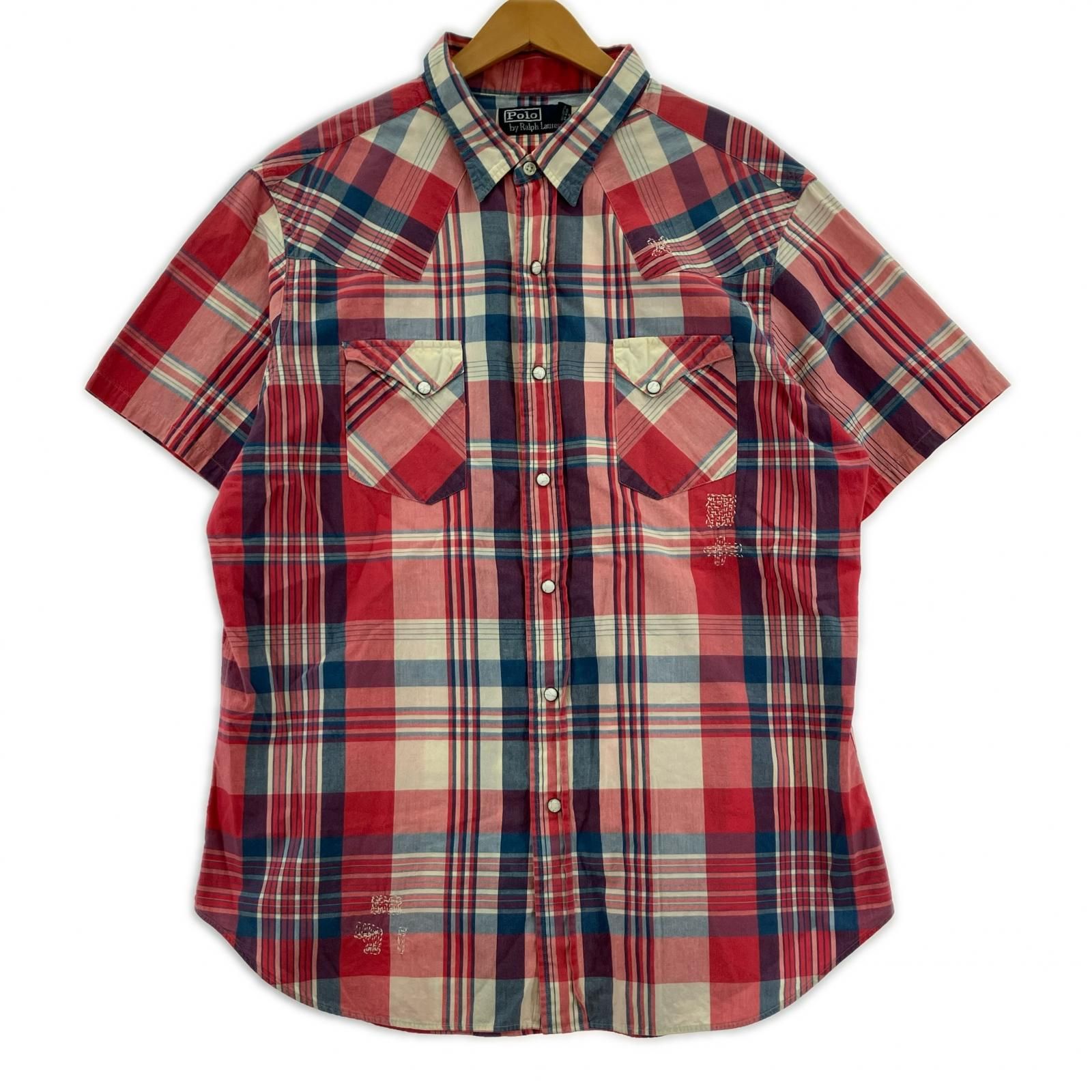 Polo by Ralph Lauren ポロバイラルフローレン チェック柄 スナップ