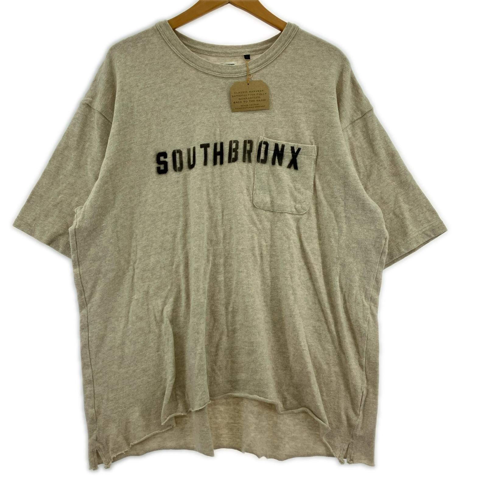 美品 CLASSIC HARVEST クラシックハーベスト タグ付き 英字プリント半袖Ｔシャツ size表記なし/オートミール