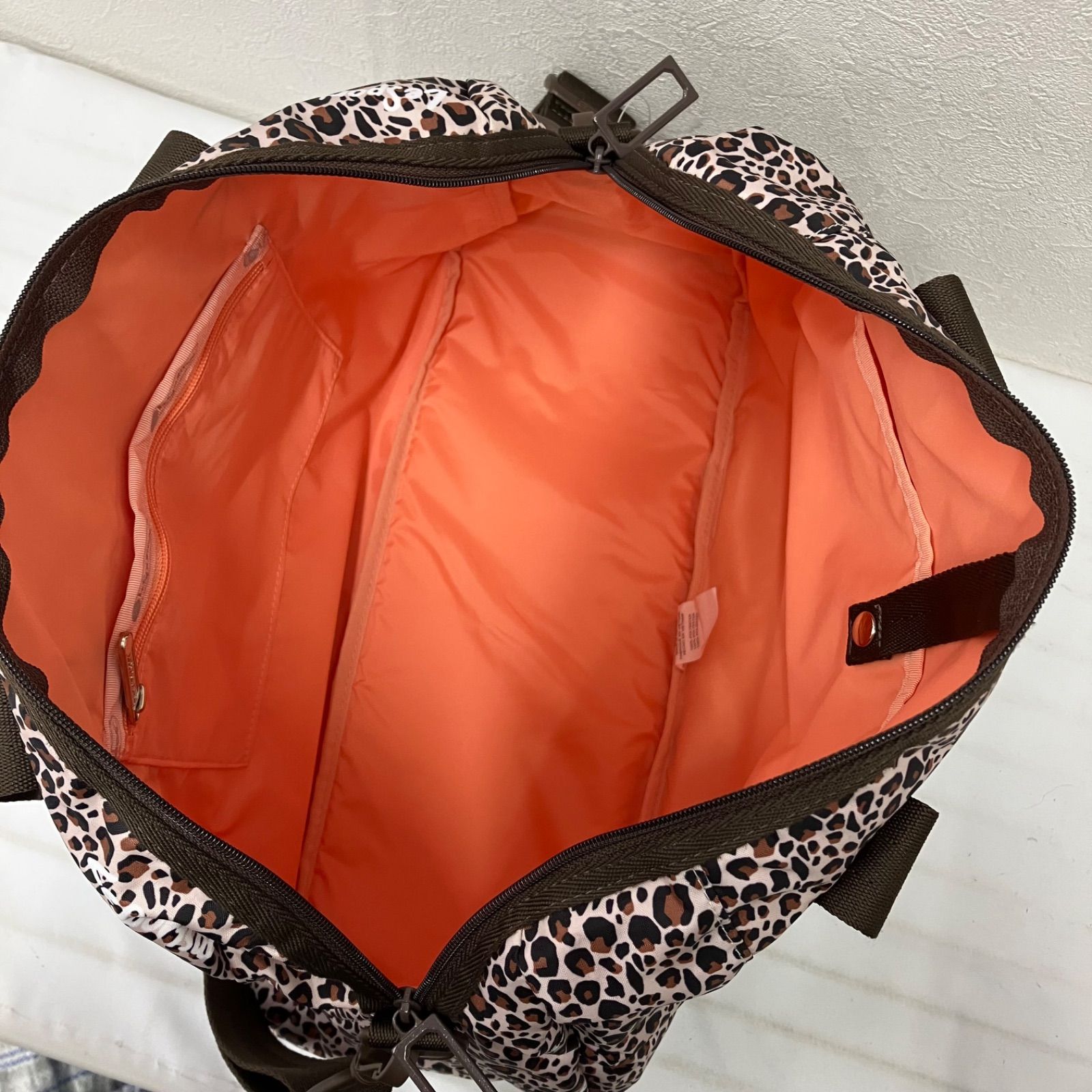 3378 良品 LeSportsac レスポートサック ボストンバッグ 2way 旅行 大 