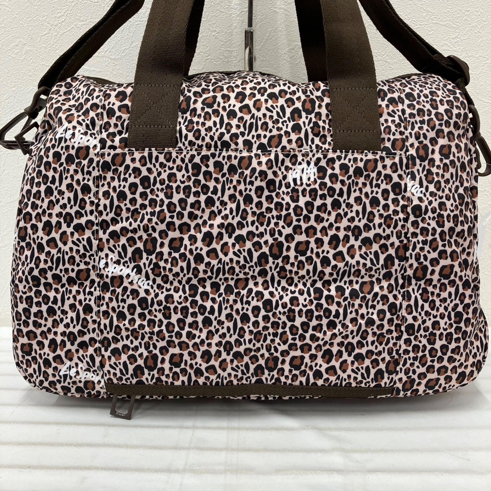3378 良品 LeSportsac レスポートサック ボストンバッグ 2way 旅行 大 
