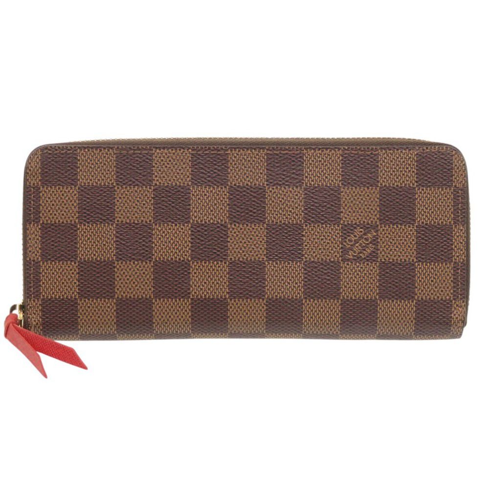 美品 ルイ ヴィトン ポルトフォイユ クレマンス ダミエ N60534 スリーズ 長財布 LV 0412 LOUIS VUITTON