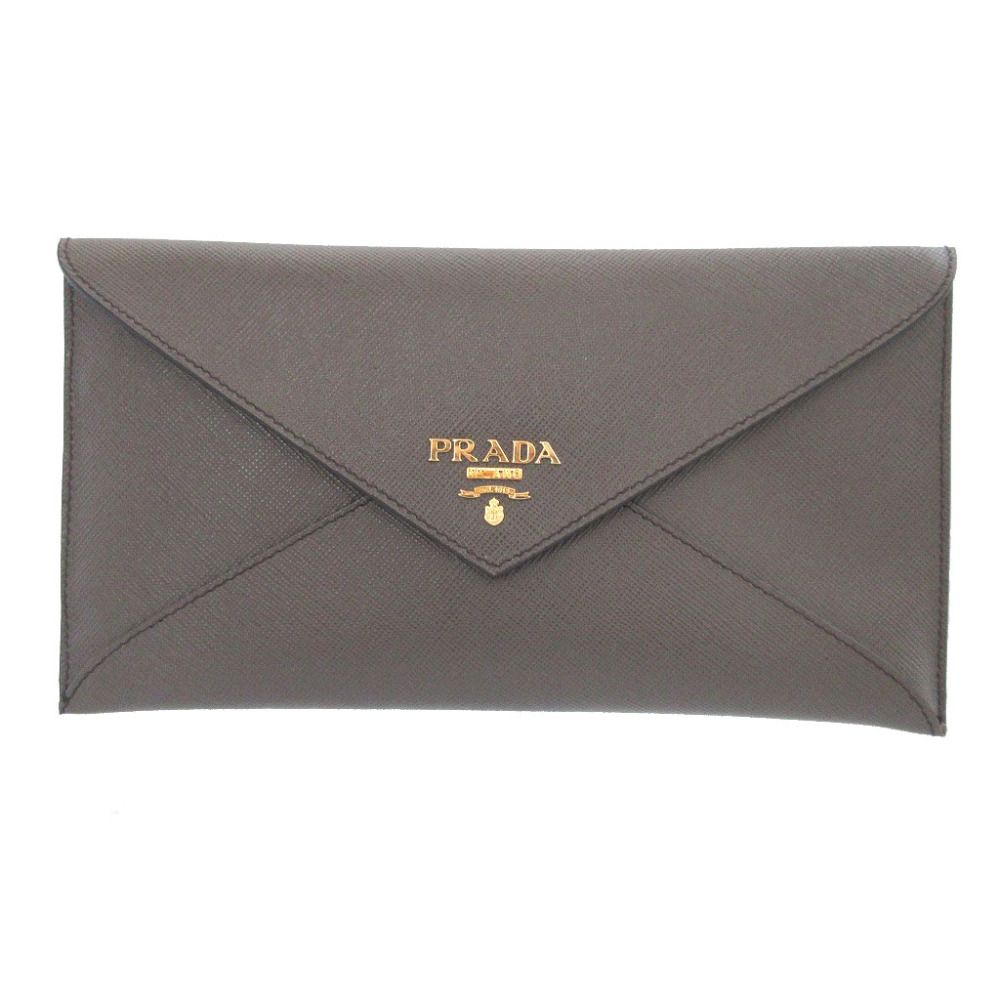 美品 プラダ 1M1175 サフィアーノレザー グラファイト 財布 ドキュメントケース 0380 PRADA 27,170円