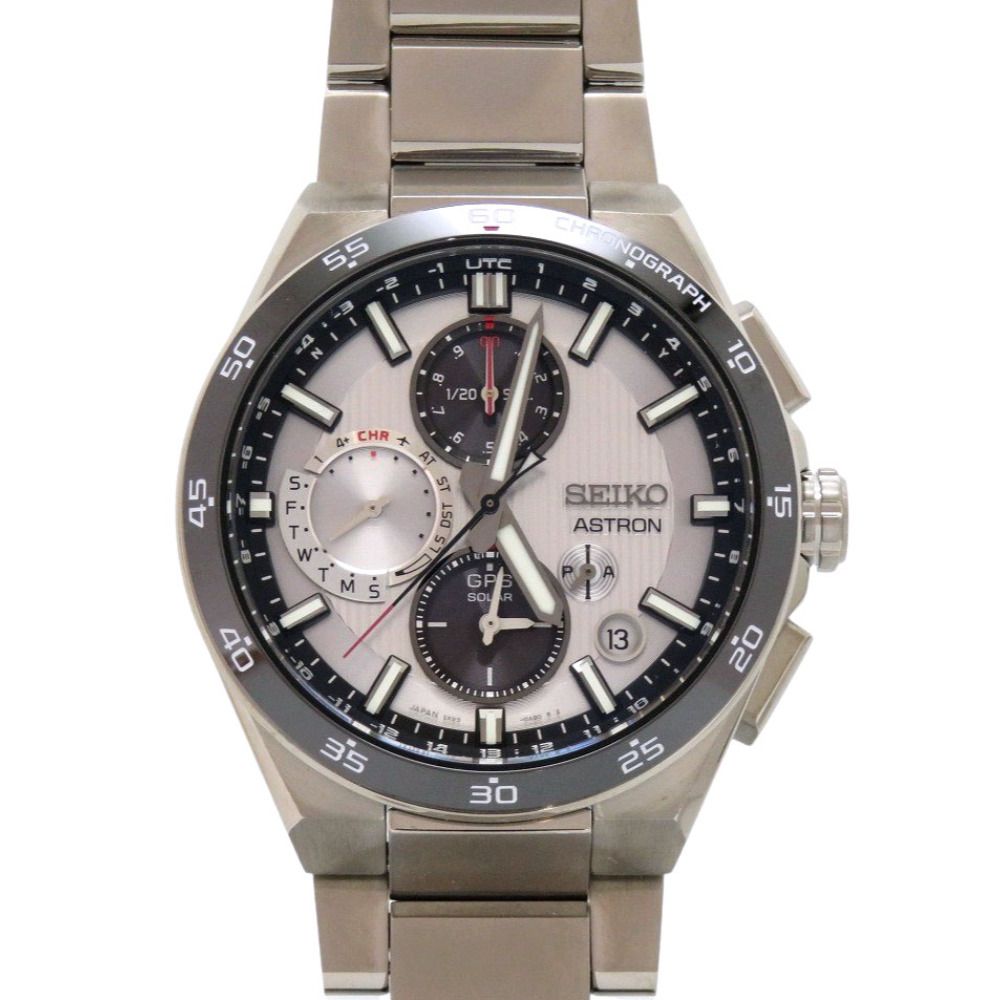 未使用 セイコー アストロン SBXC153 5X83-0AA0-1 チタン シルバー GPS ソーラー電波 腕時計 1208 SEIKO