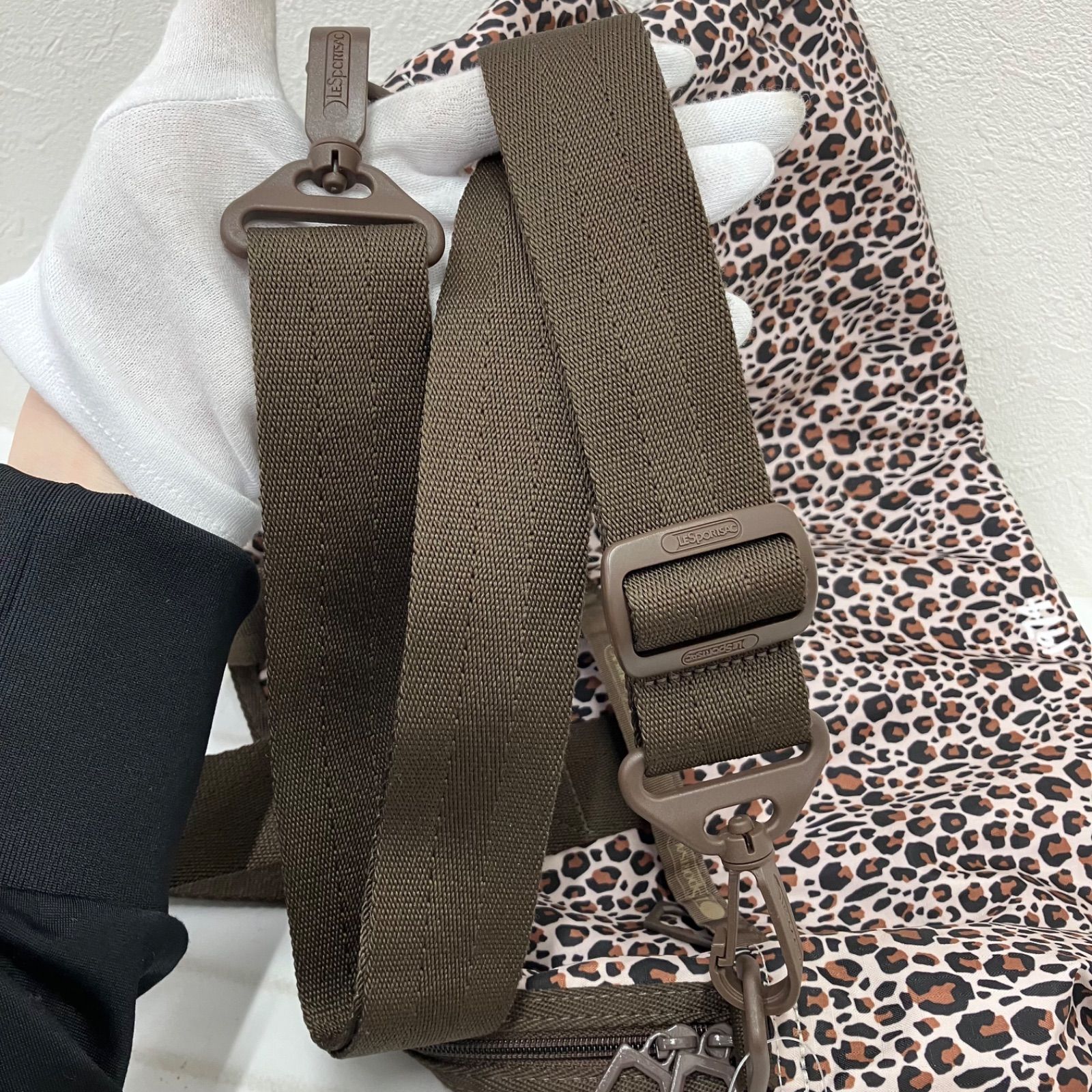 3378 良品 LeSportsac レスポートサック ボストンバッグ 2way 旅行 大 