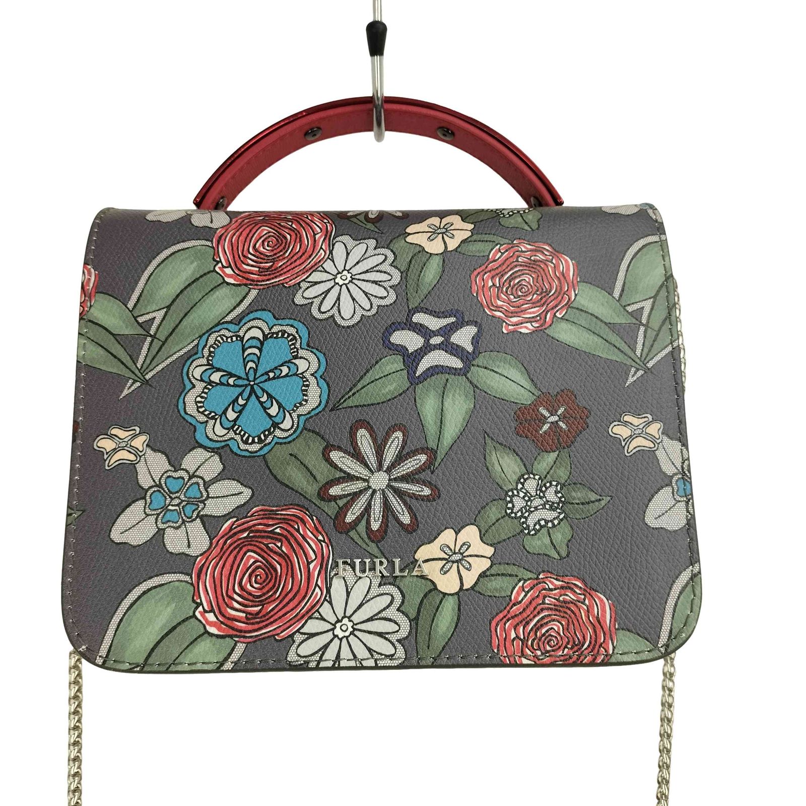 フルラ FURLA 花柄 ショルダーバック レディース 表記無