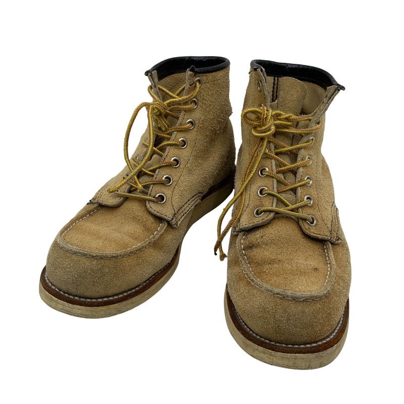 【現状渡し品】 RED WING レッドウィング 刺繍羽タグ USA製 IRISH SETTER MOC TOE SUEDE アイリッシュ セッター モック トゥ スエード ブーツ 靴 【164-260513-kh-17-izu】