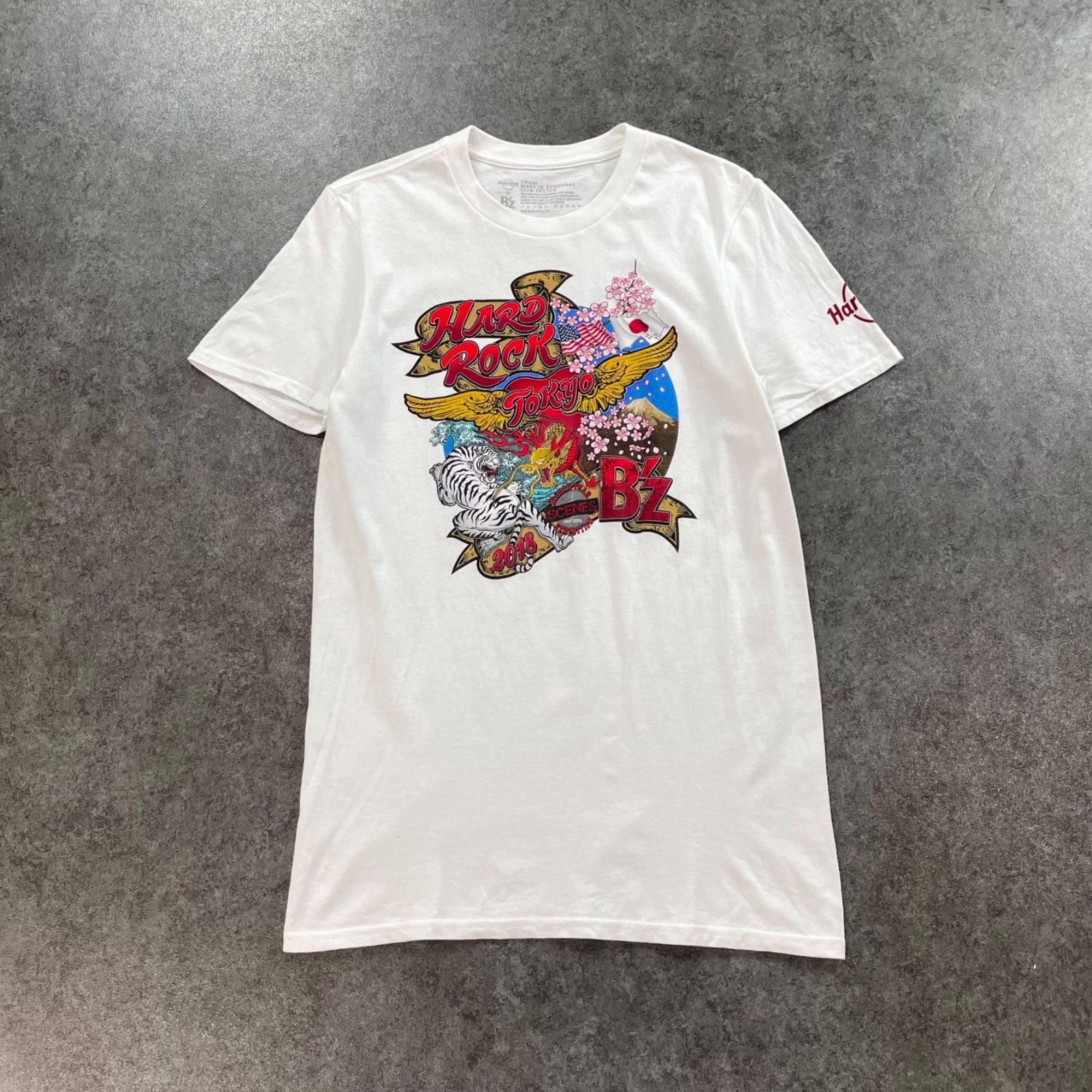 Hard Rock CAFE x B'z 限定Tシャツ Ｌサイズ B'z Hard Rock Cafe 2018 ビーズ ハードロックカフェ コラボ 別注 半袖