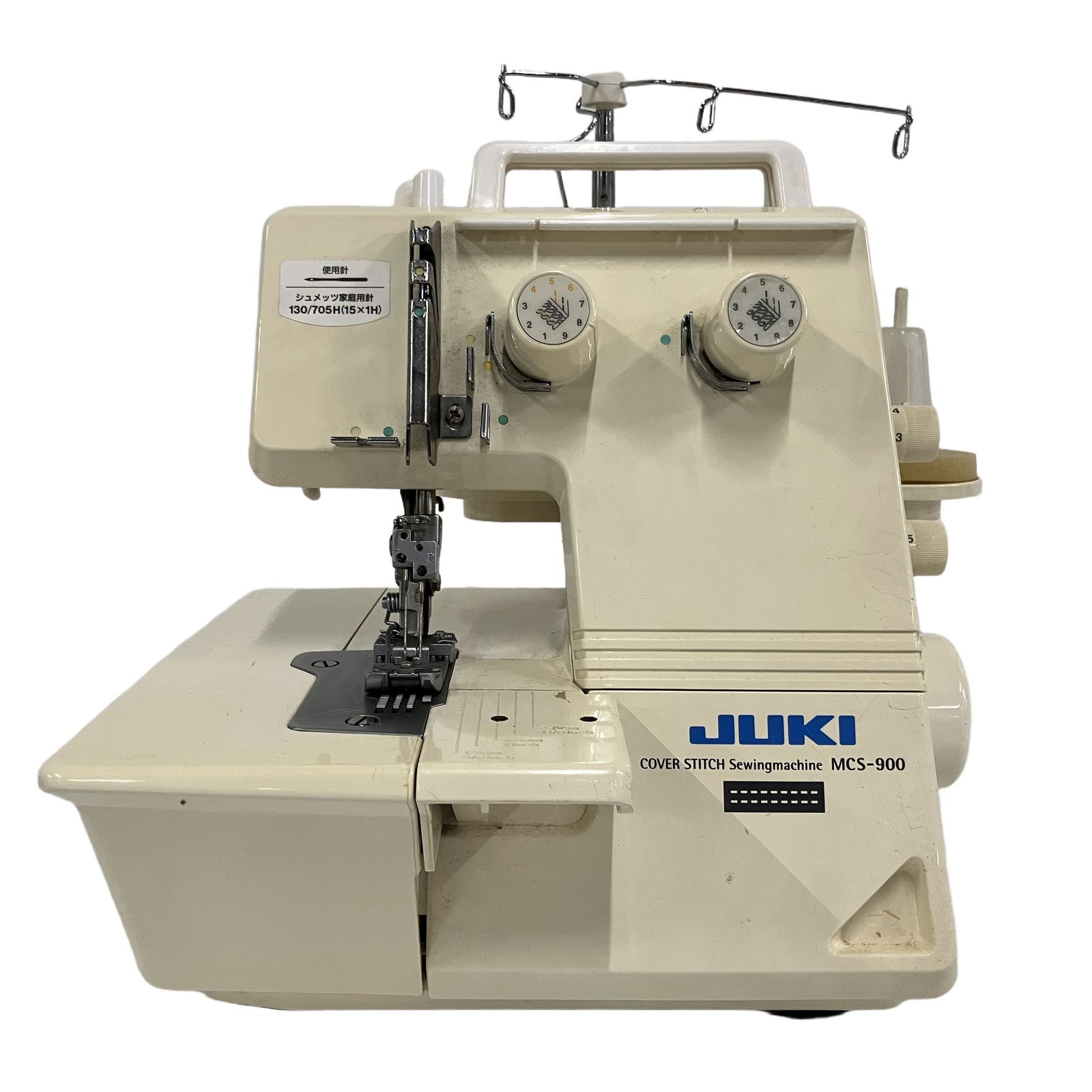 JUKI MCS-900 カバーステッチミシン ロックミシン フットペダル付き 
