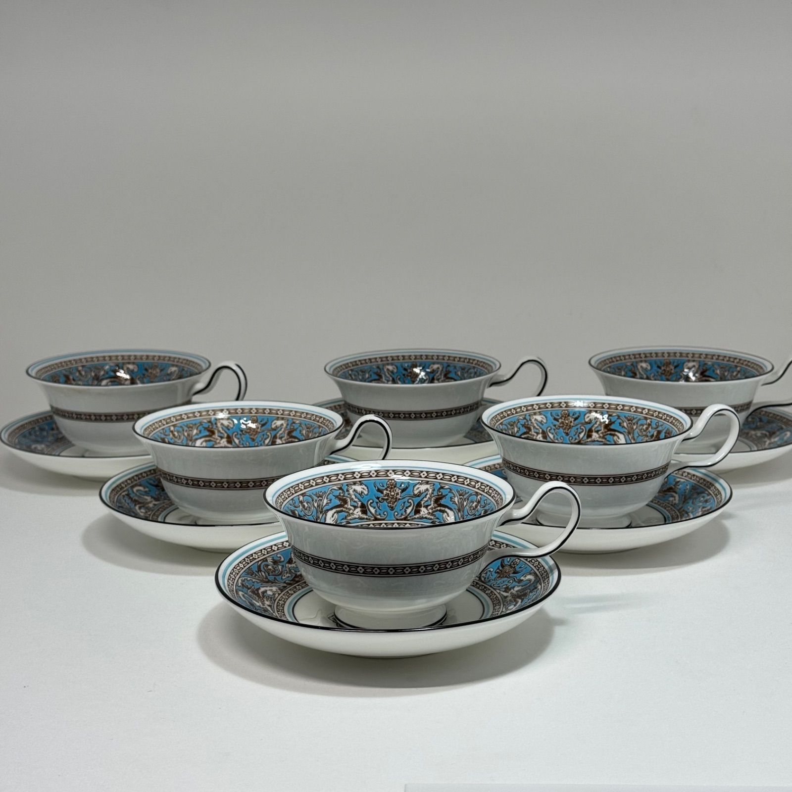 WEDGWOOD ウェッジウッド「フロレンティーン ターコイズ」ティーセット