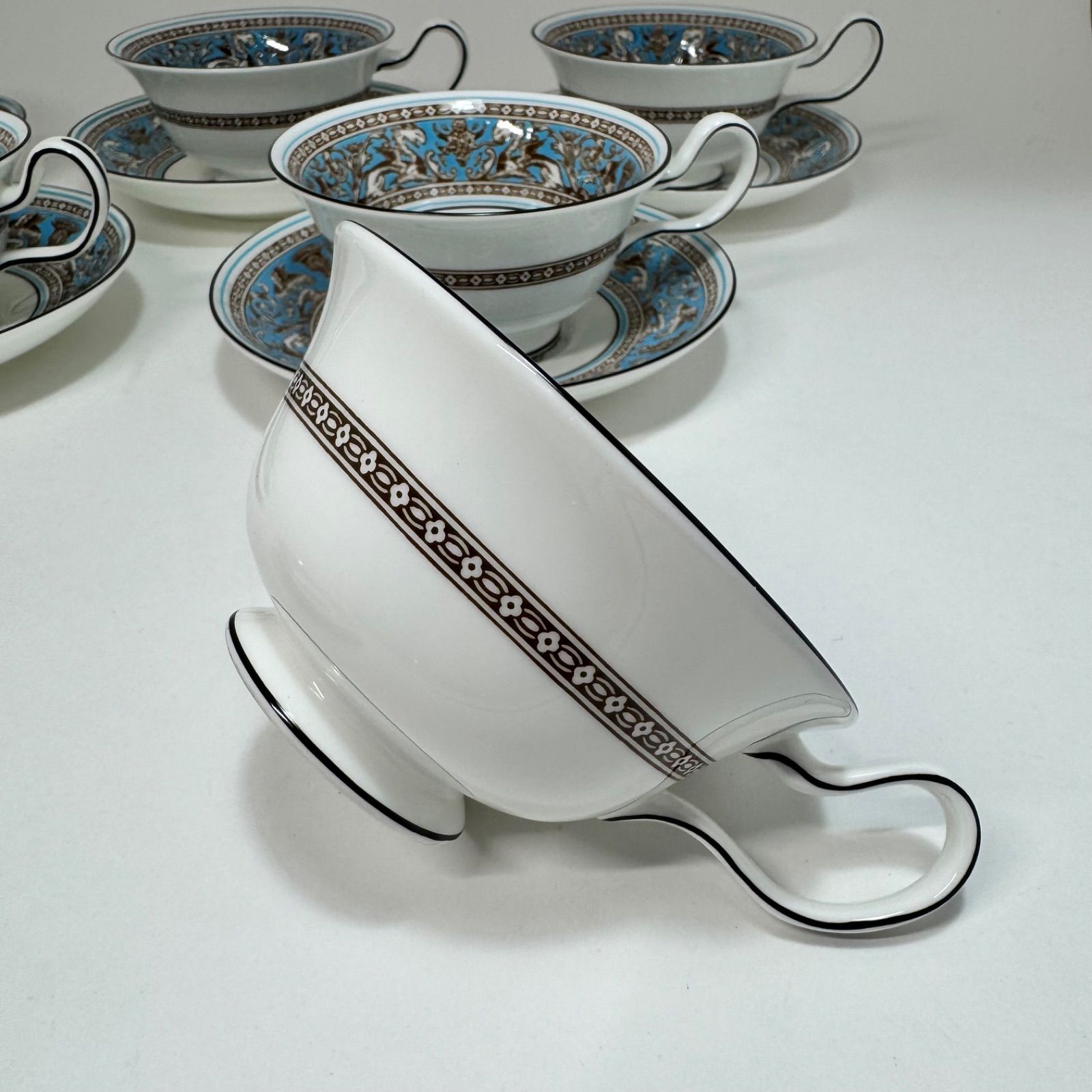 WEDGWOOD ウェッジウッド「フロレンティーン ターコイズ」ティーセット