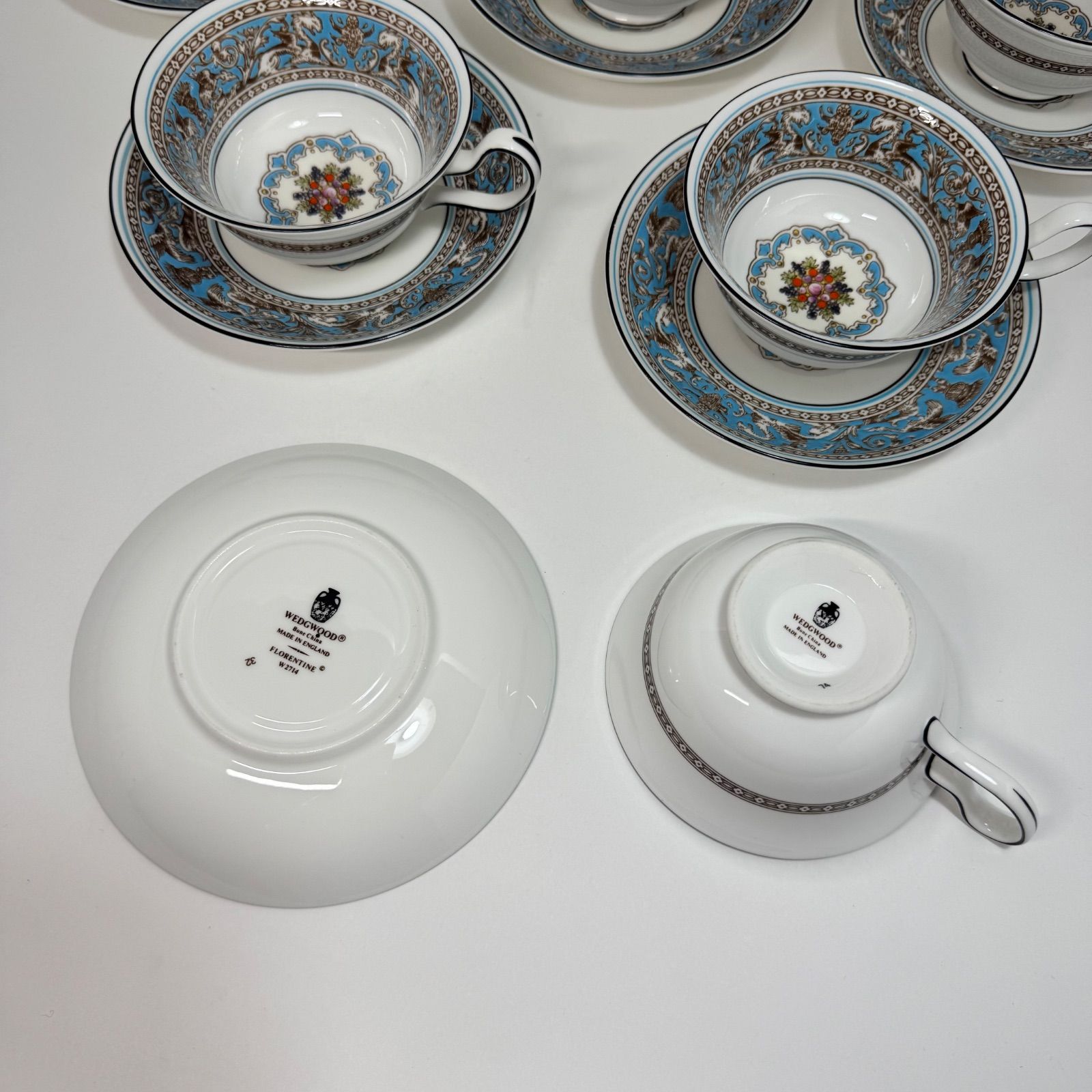 WEDGWOOD ウェッジウッド「フロレンティーン ターコイズ」ティーセット