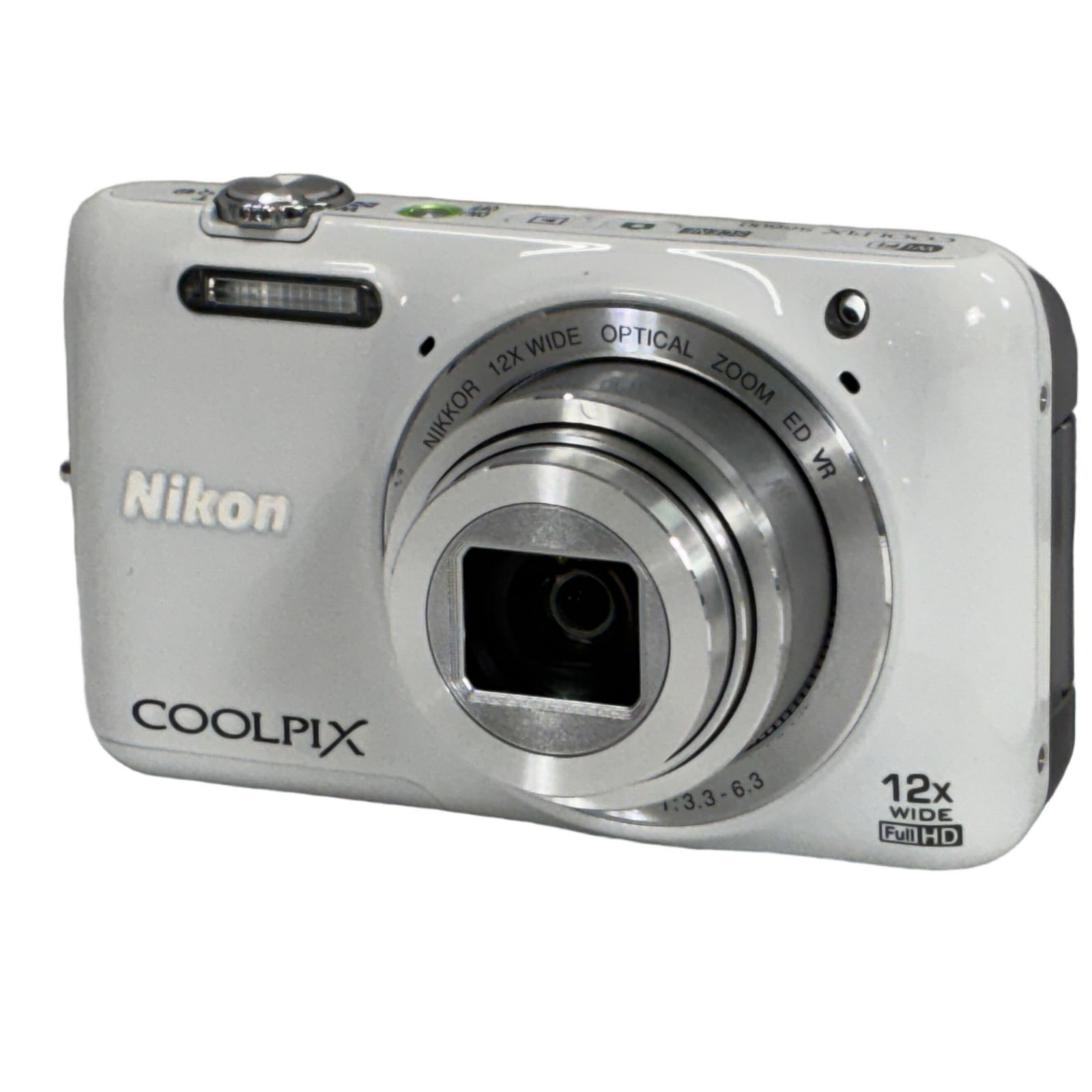 Nikon COOLPIX S6600 コンパクトデジタル カメラ デジカメ ナチュラル ホワイト ニコン 中古 W11195262