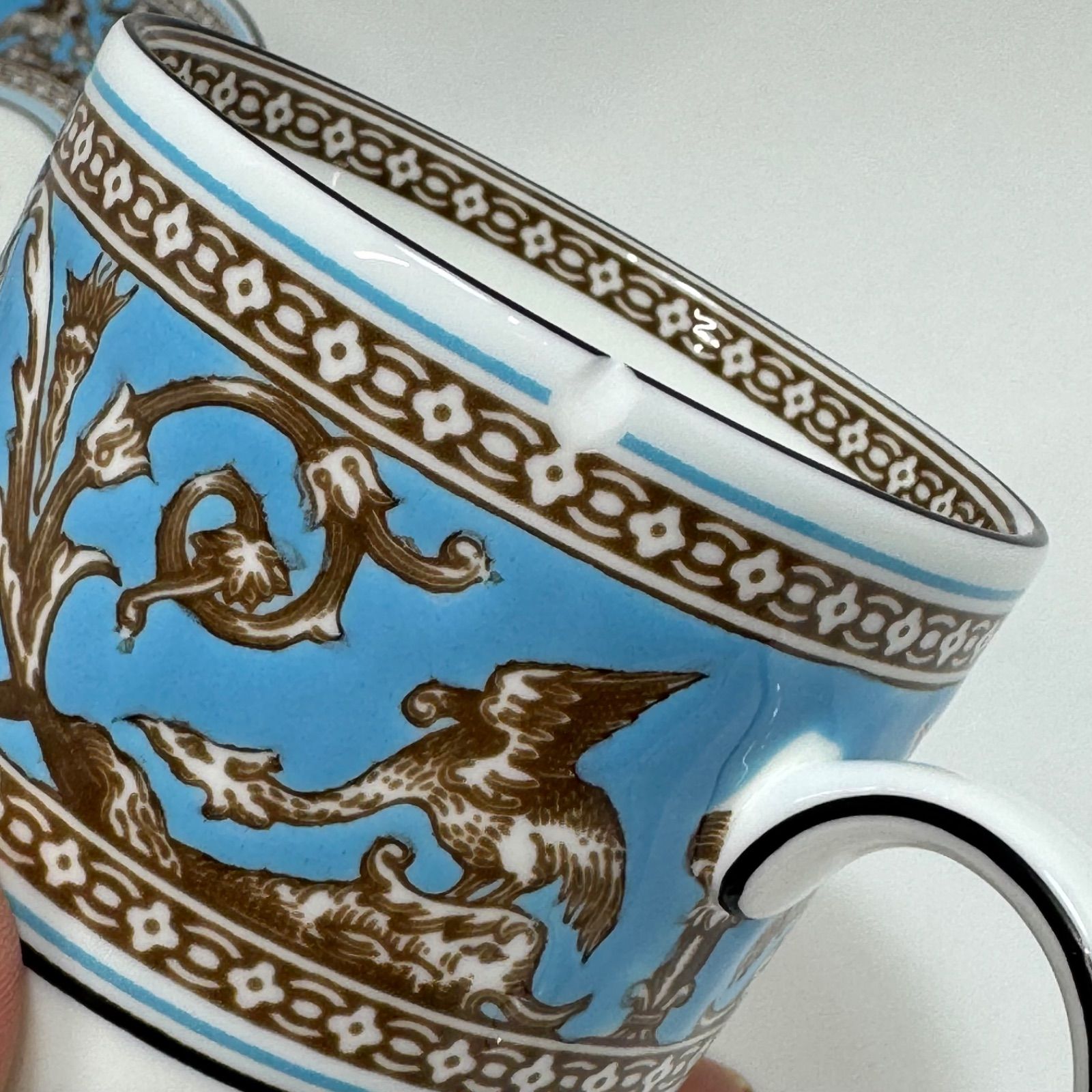WEDGWOOD ウェッジウッド「フローレンティーン ターコイズ」カップ 