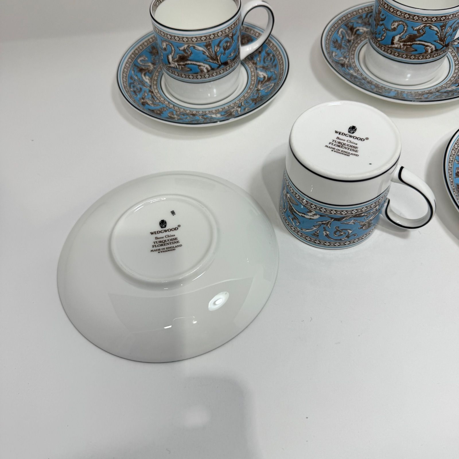 WEDGWOOD ウェッジウッド「フローレンティーン ターコイズ」カップ 