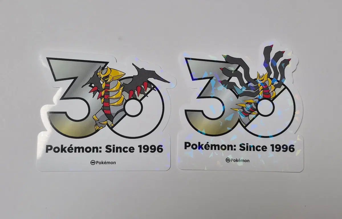 ポケットモンスター 30周年 ロゴステッカー - ギラティナ オリジンフォーム アナザーフォーム