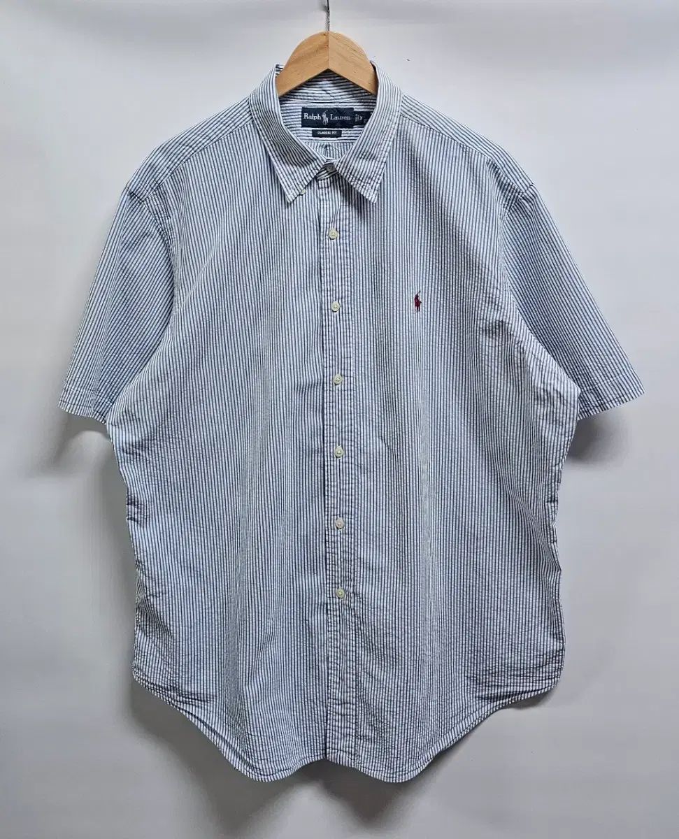 ポロラルフローレン シアサッカー シャツ XL