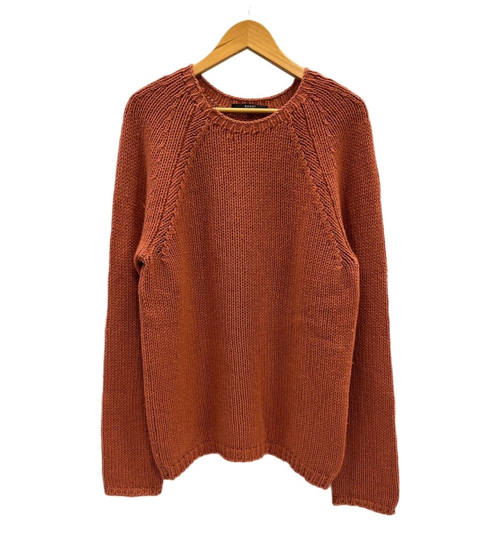 グッチ GUCCI カシミヤ ニット ピンク セーター ピンク Lサイズ 101MT-6272