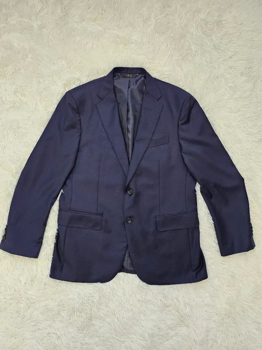 【中古】 男の品さだめ DAKS ネイビー ストライプ メンズ スーツ セット L 37 【赤字超特価