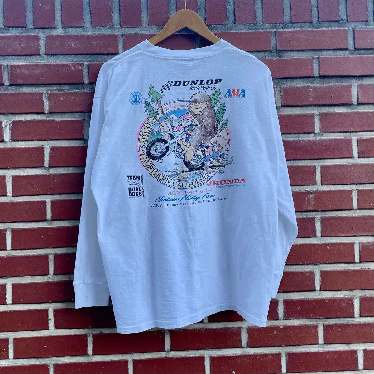 90s USA 1994 オネイタ ビッグフット モーターサイクル ロングスリーブ L