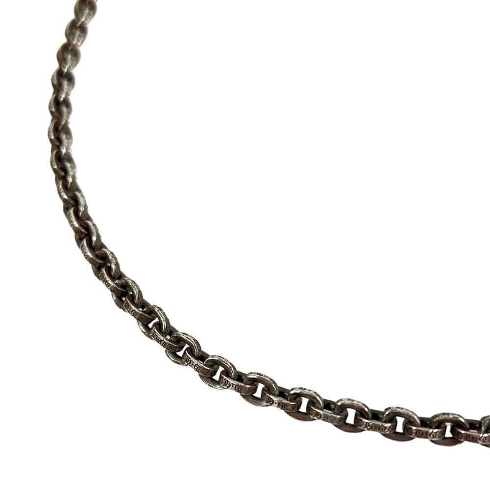 CHROME HEARTS クロムハーツ シルバーペーパーチェーンネックレス 24インチ インボイス付属 正規品 / 41095