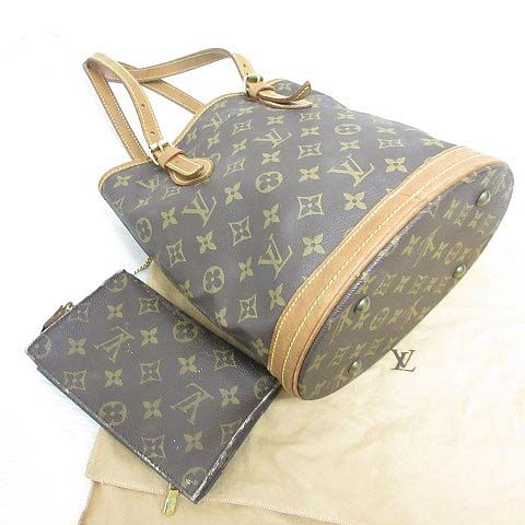 ルイヴィトン LOUIS VUITTON モノグラム プチ バケットPM バケツ 