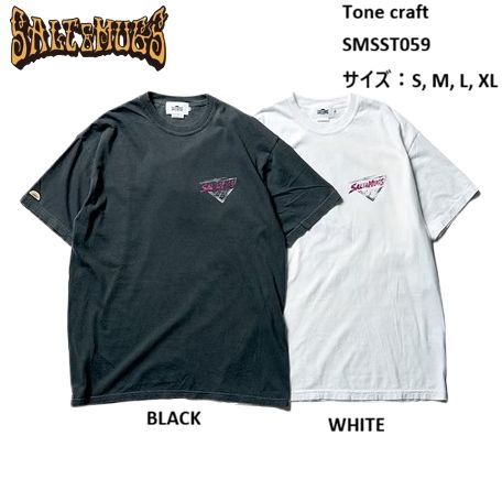 SALT&MUGS Tシャツ 半袖 メンズ レディース おしゃれ ブランド かっこいい かわいい ヴィンテージ 加工 SMSST059 お取り寄せ商品