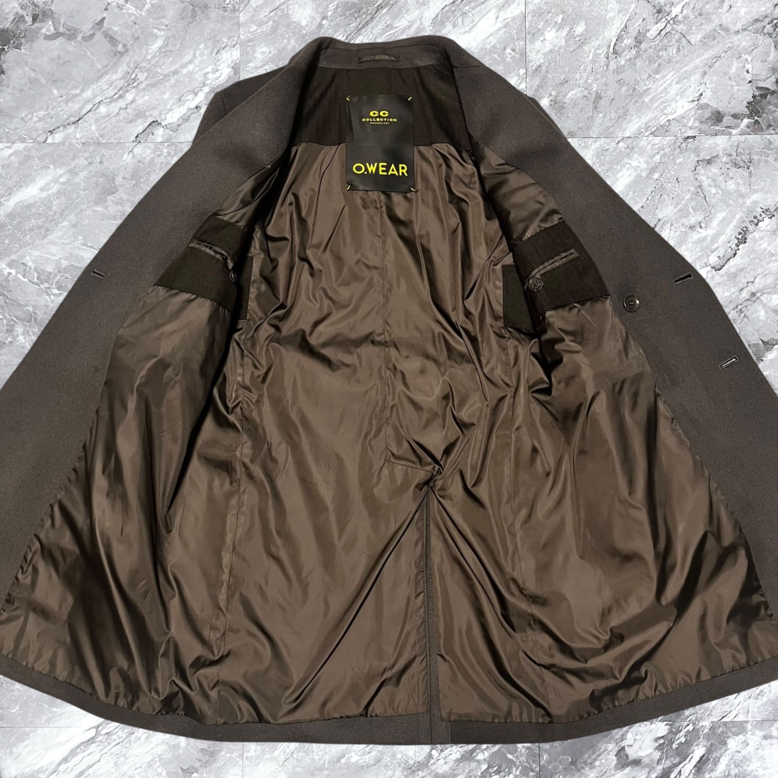 大きいサイズ Corneliani コルネリアーニ チェスターコート ダブル
