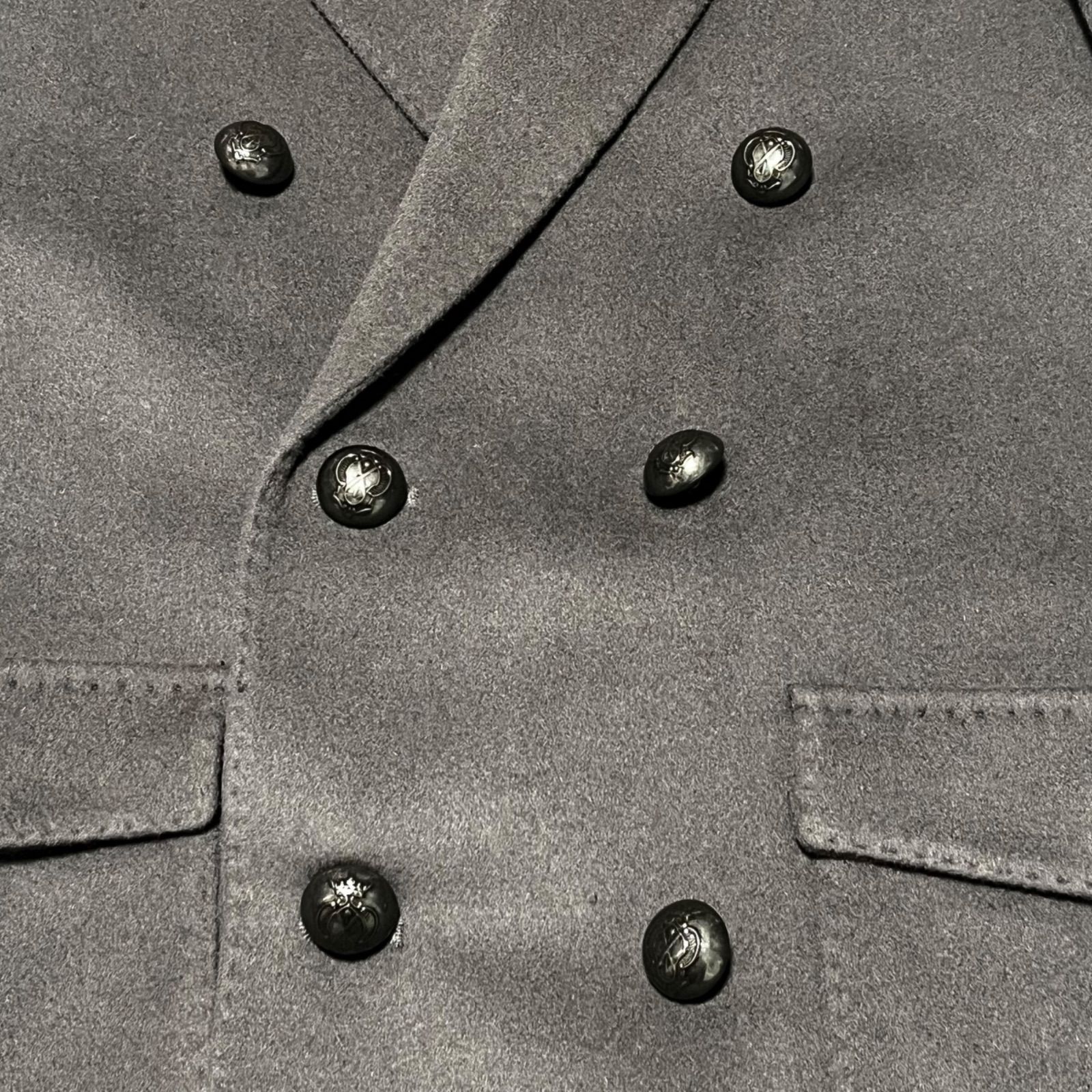 美品✨コルネリアーニ カシミヤ ダブルブレスト チェスターコート ベージュ XL 大きいサイズ Corneliani コルネリアーニ チェスターコート ダブル