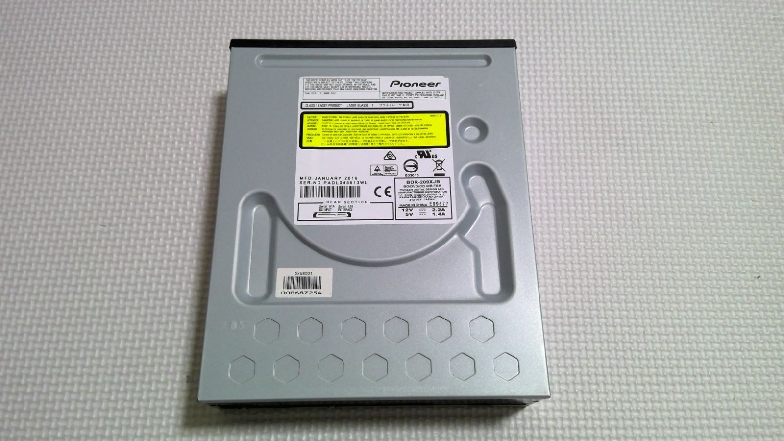 【A1-1-0087】Pioneer BDR-209XBK 内蔵BDドライブ