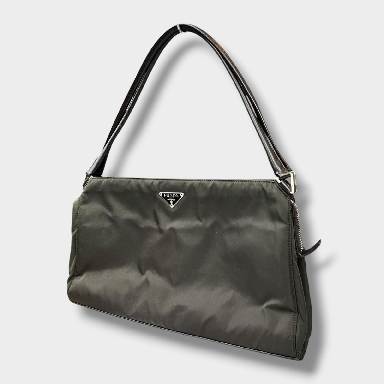 PRADA プラダ ナイロン ワンショルダーバッグ 三角ロゴプレート 