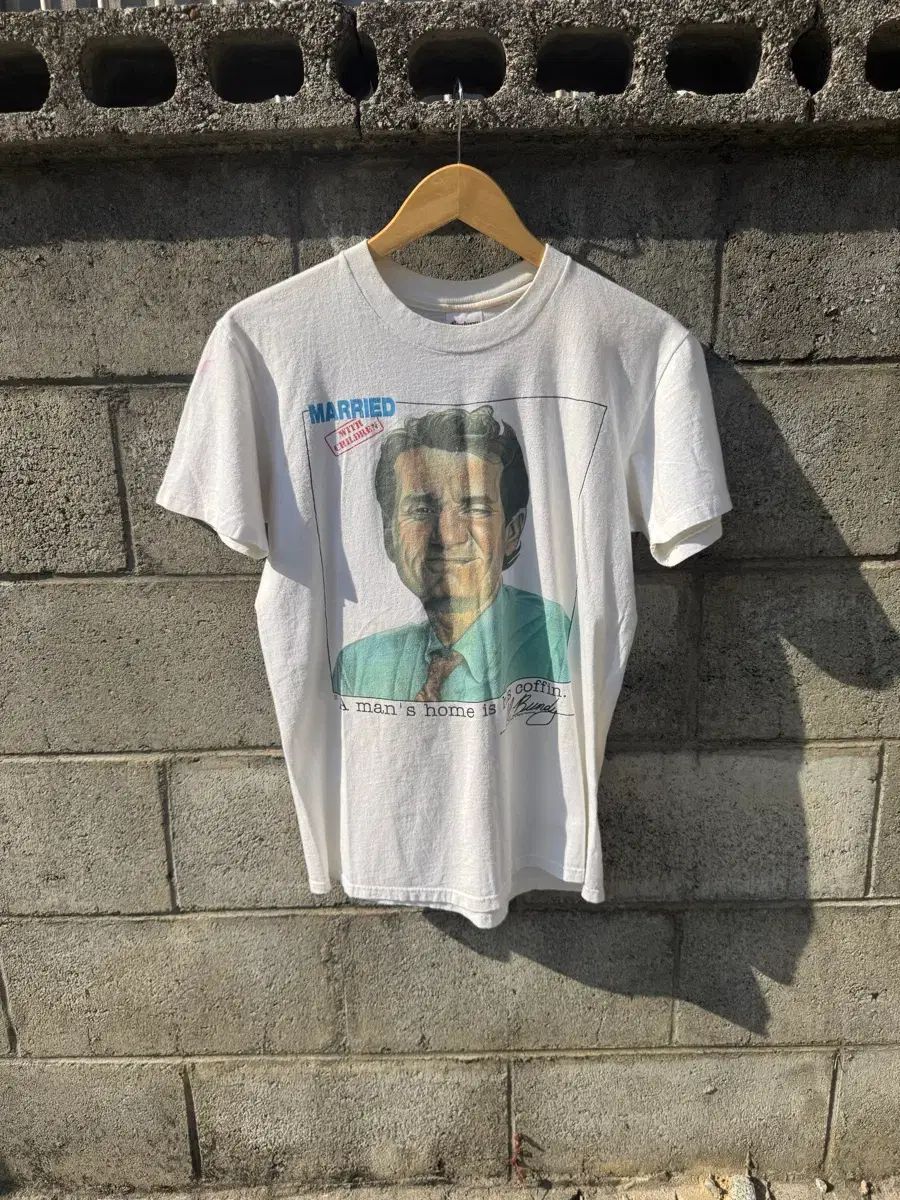 80s tedman ヴィンテージ アル・バルディ プリンティング シングルステッチ 半袖 Tシャツ m