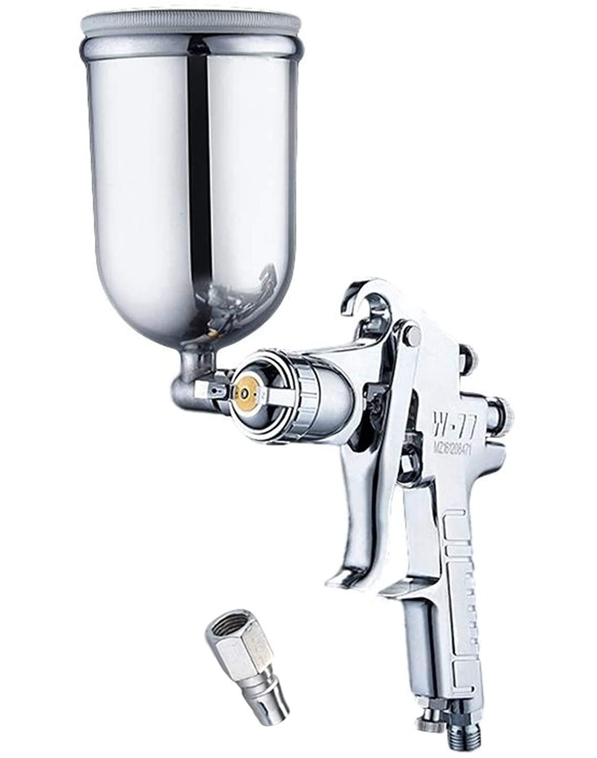 上位モデル W-77 エアー スプレー ガン 重力式 上壺 タンク 容量 400ml (口径3.0mm)wb da45e5c4
