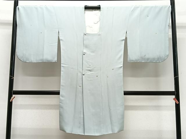 平和屋着物＃道行コート　丸文　金彩　ロング丈　正絹　逸品　CABG3619ua