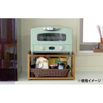 洗えるバスケット付きトースターラック ダークブラウン TSL-3926DB｜詳細画像