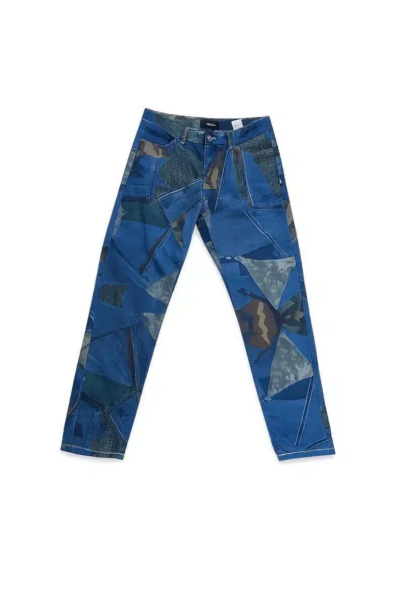 Desigual パッチワーク カモフラージュ デニム pat