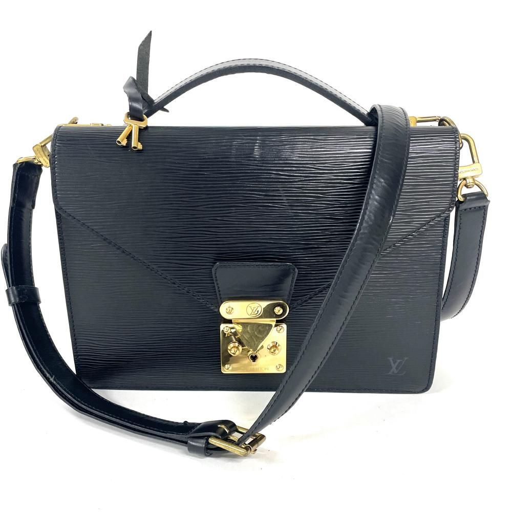 ルイヴィトン LOUIS VUITTON ハンドバッグ エピ M52322 ノワール レザー【中古】