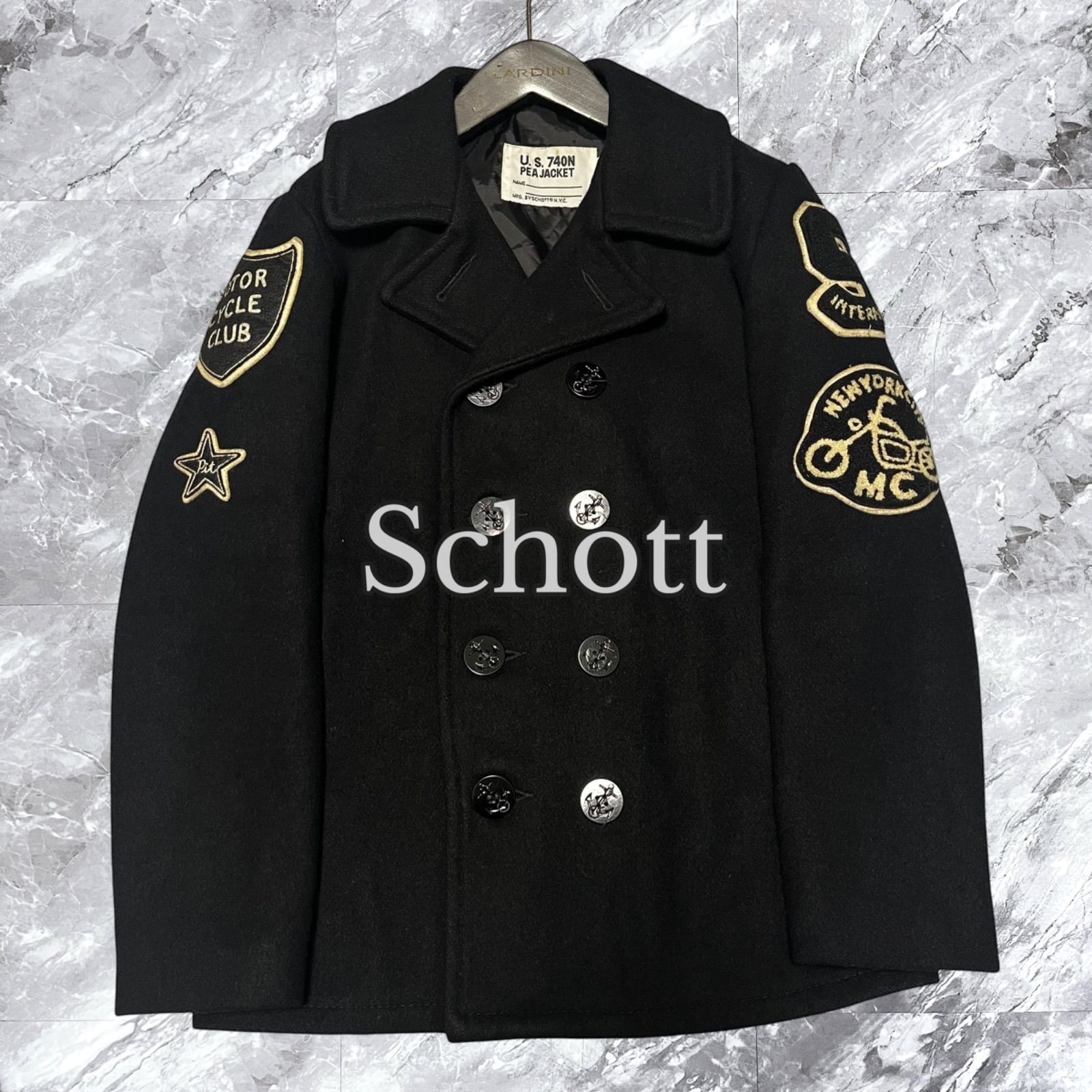 ショット schott Pコート 38サイズ ショット ピーコート 740N USA製 38